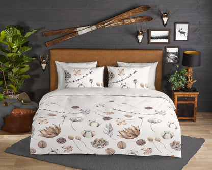 Dekbedovertrek Good Morning Flanel Mirre - 1 persoons 140Ã—200/220 cm
