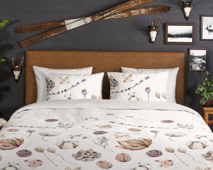 Dekbedovertrek Good Morning Flanel Mirre - 1 persoons 140Ã—200/220 cm