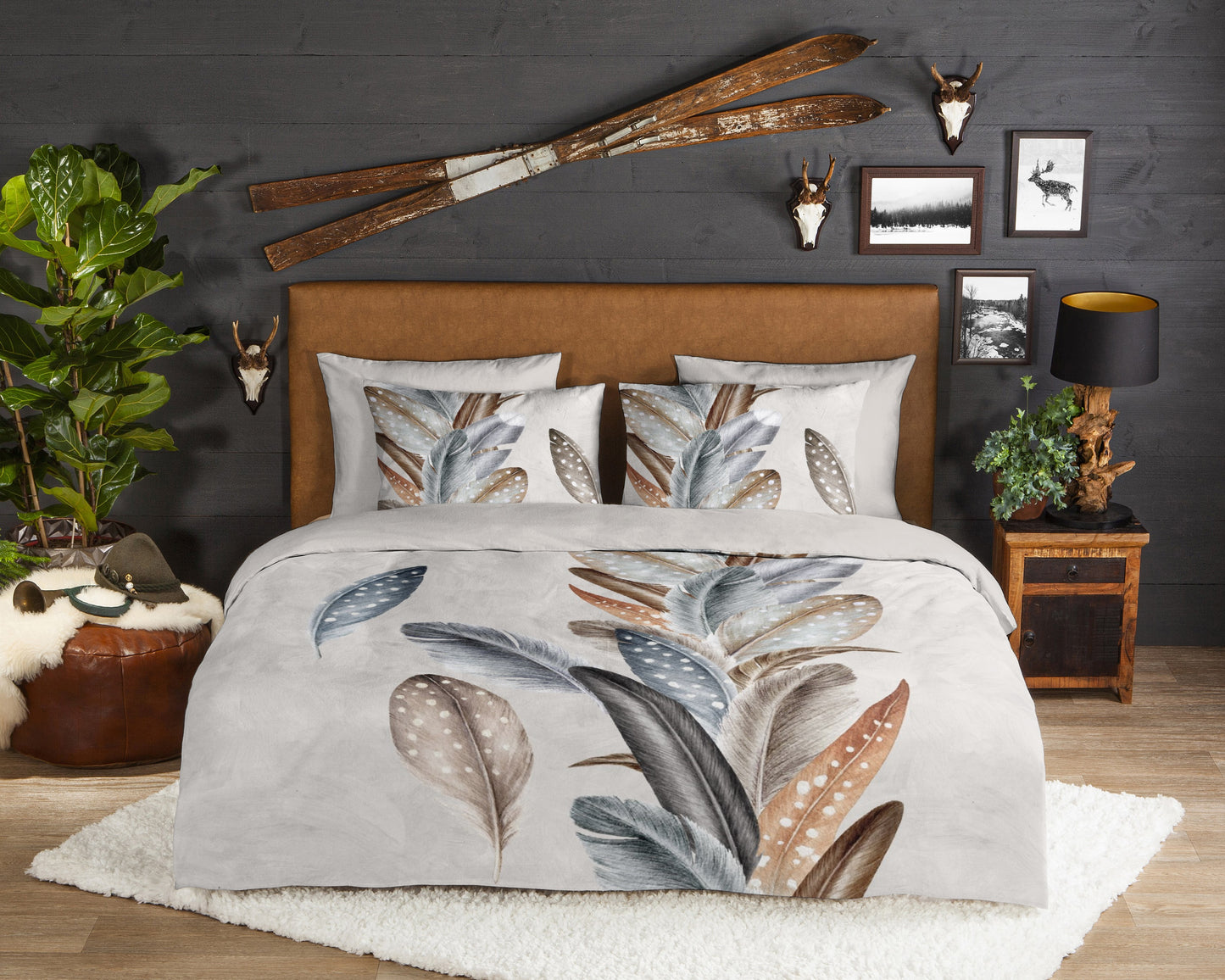 Dekbedovertrek Good Morning Flanel Eina - 2 persoons 200x200/220 cm