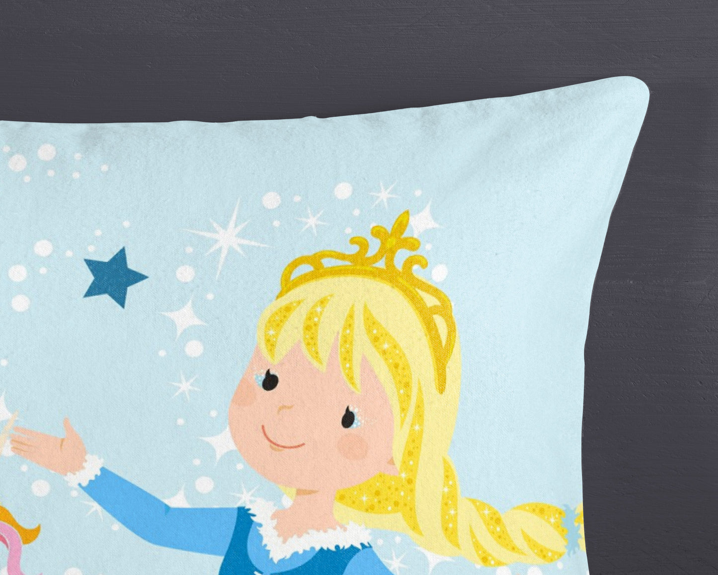 Kinderdekbedovertrek Good Morning Flanel Iceprincess - Duitsland 135x200 + 1* 80x80 cm