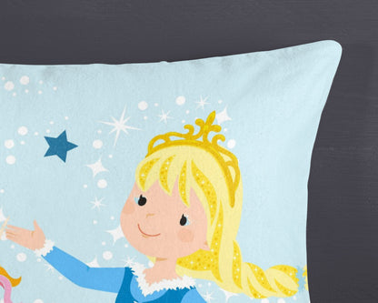 Kinderdekbedovertrek Good Morning Flanel Iceprincess - Duitsland 135x200 + 1* 80x80 cm