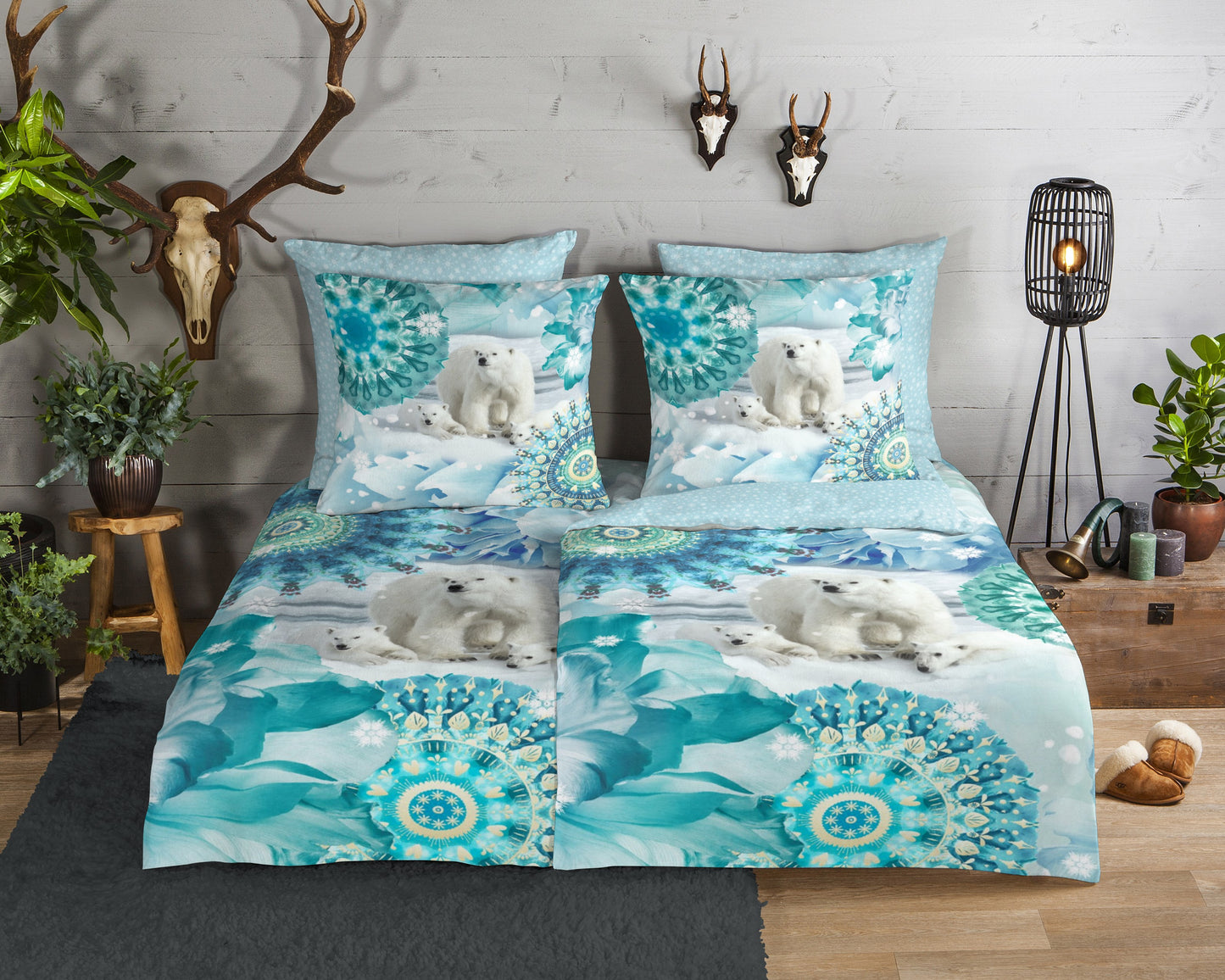 Dekbedovertrek HIP Flanel Seppo - Duitsland 135x200 + 1* 80x80 cm