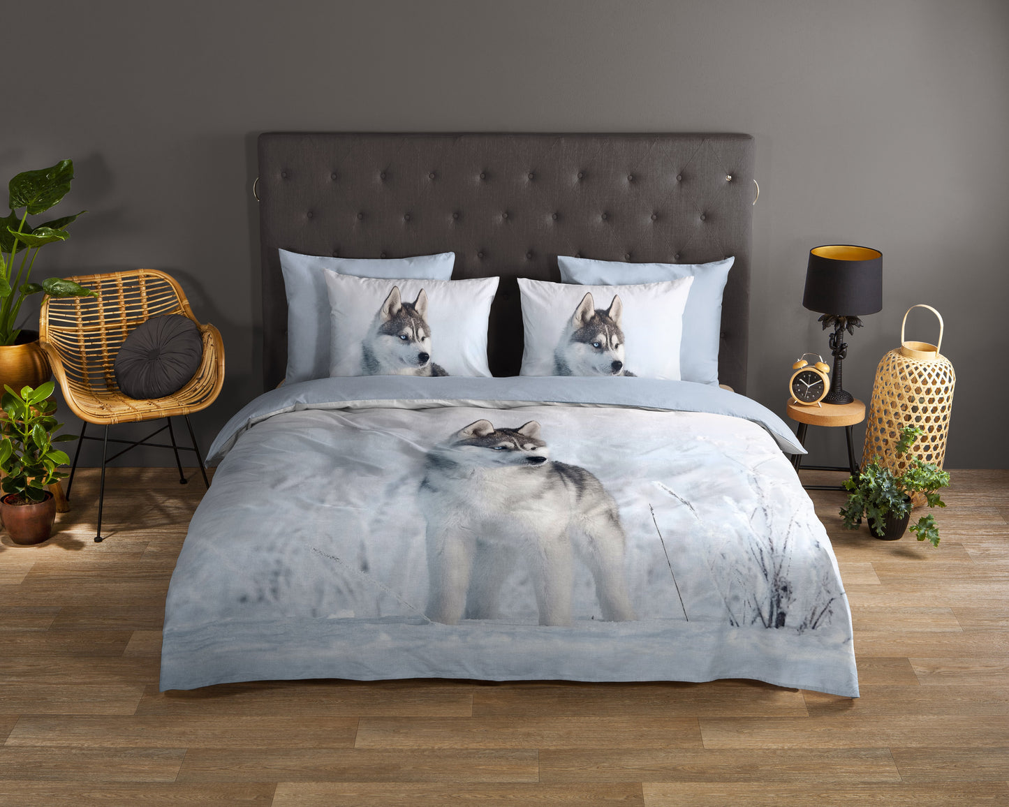 Dekbedovertrek Good Morning Sachar - Lits jumeaux 240x200/220 cm