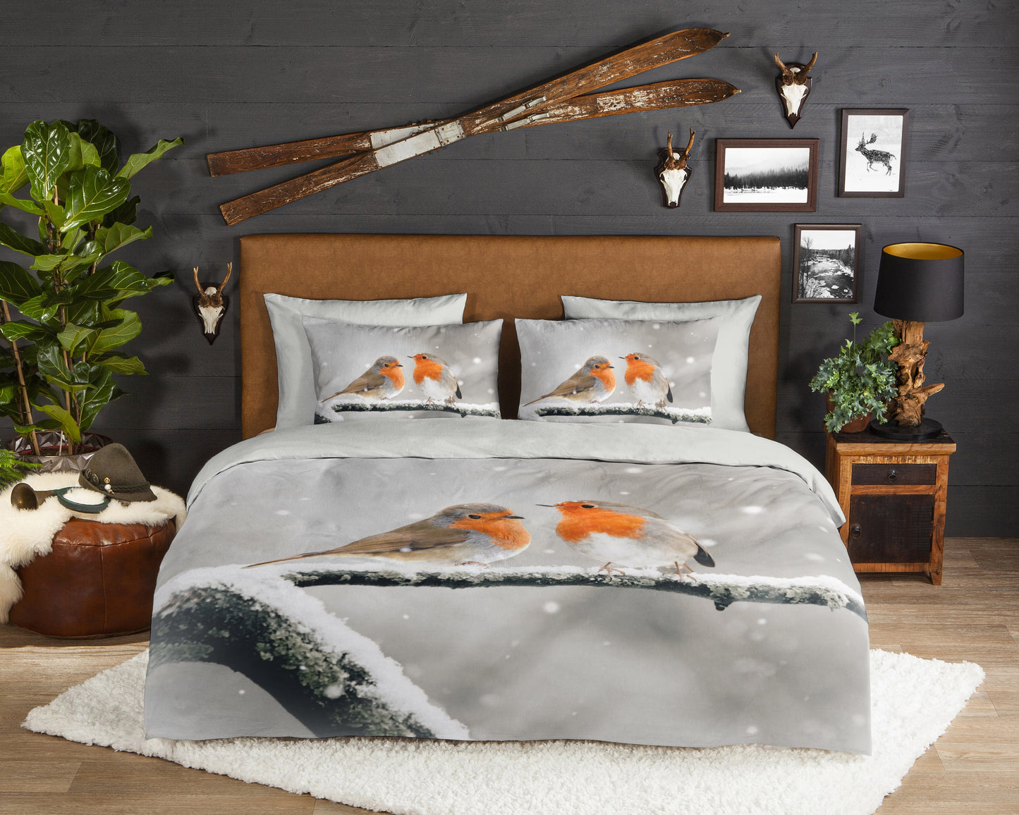 Dekbedovertrek Good Morning Flanel Greets - 2 persoons 200x200/220 cm