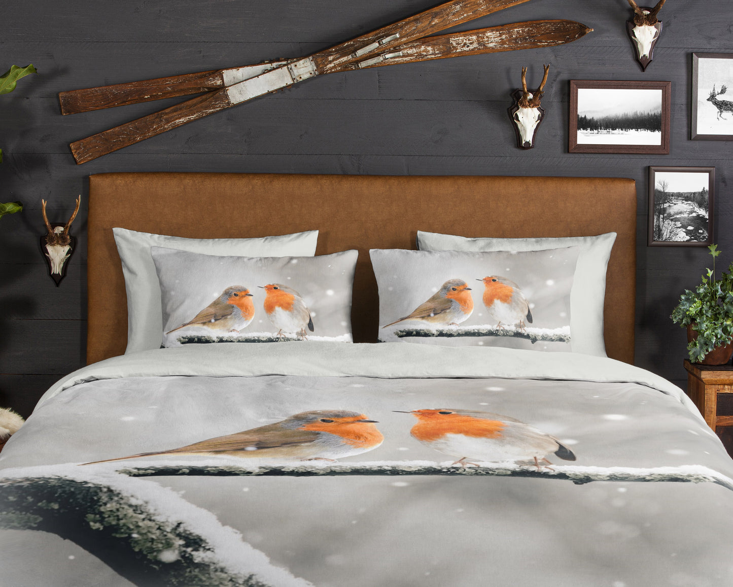 Dekbedovertrek Good Morning Flanel Greets - 2 persoons 200x200/220 cm