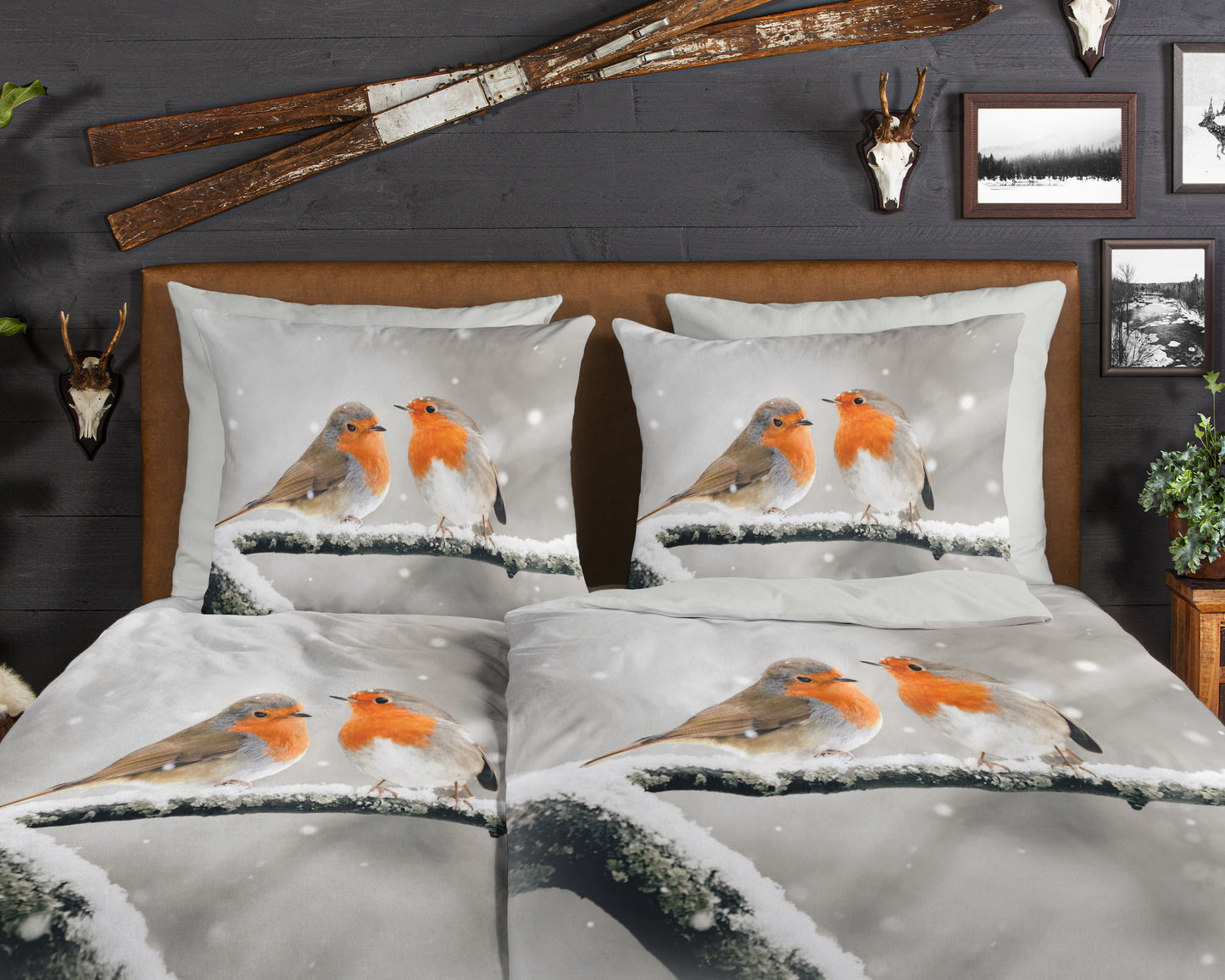 Dekbedovertrek Good Morning Flanel Greets - Duitsland 155x220 + 1* 80x80 cm