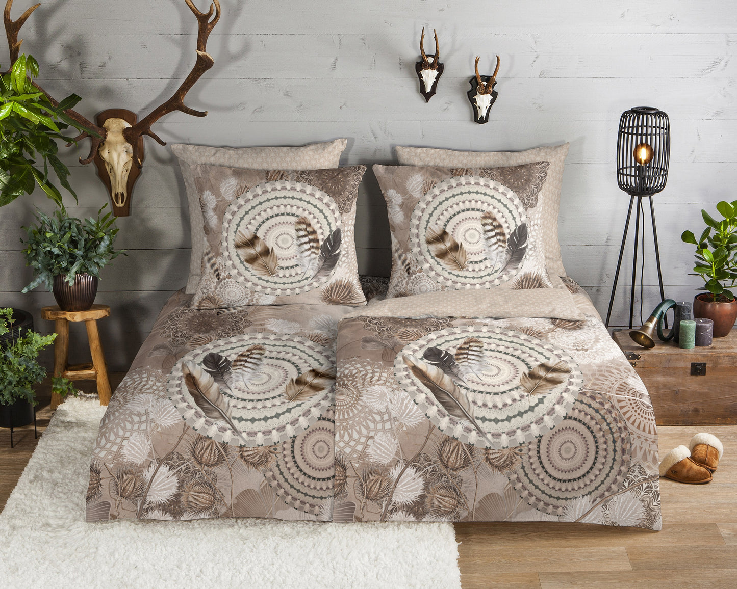 Dekbedovertrek HIP Flanel Ringhda - Duitsland 135x200 + 1* 80x80 cm