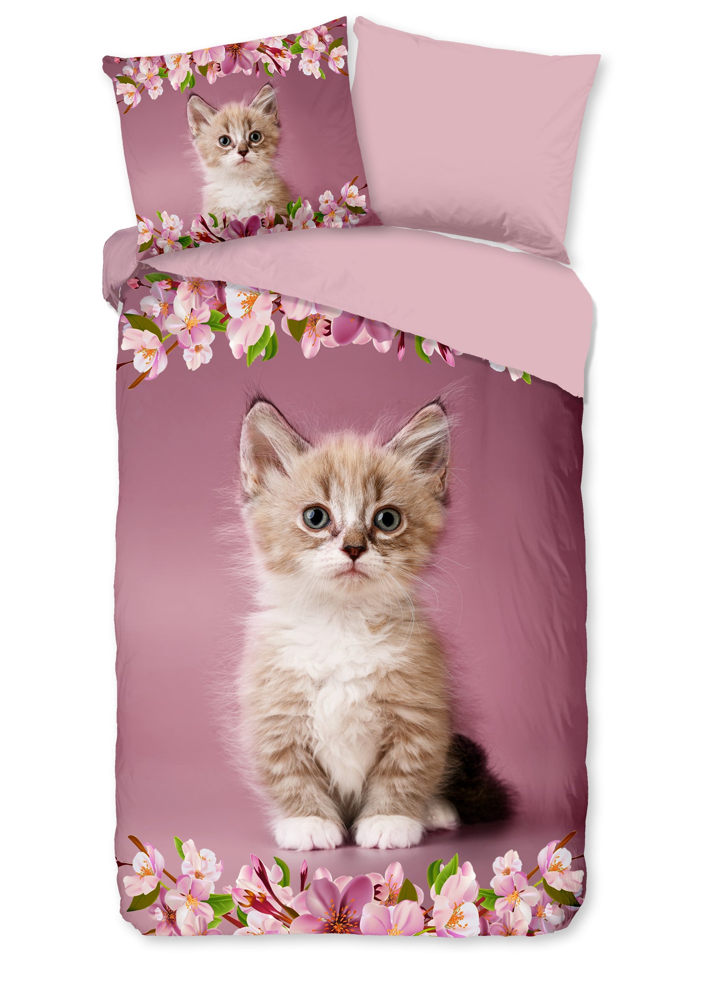 Kinderdekbedovertrek Good Morning Look - 1 persoons 140Ã—200/220 cm