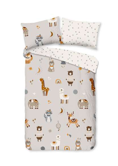 Kinderdekbedovertrek Good Morning Woody - Peuter 120x150 cm