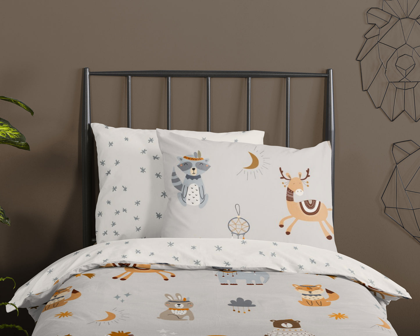 Kinderdekbedovertrek Good Morning Woody - Peuter 120x150 cm