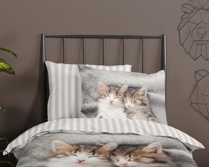 Kinderdekbedovertrek Pure microvezel Snooze - 1 persoons 140Ã—200/220 cm