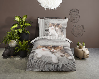 Kinderdekbedovertrek Pure microvezel Snooze - Duitsland 135x200 + 1* 80x80 cm