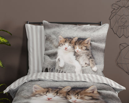 Kinderdekbedovertrek Pure microvezel Snooze - Duitsland 135x200 + 1* 80x80 cm