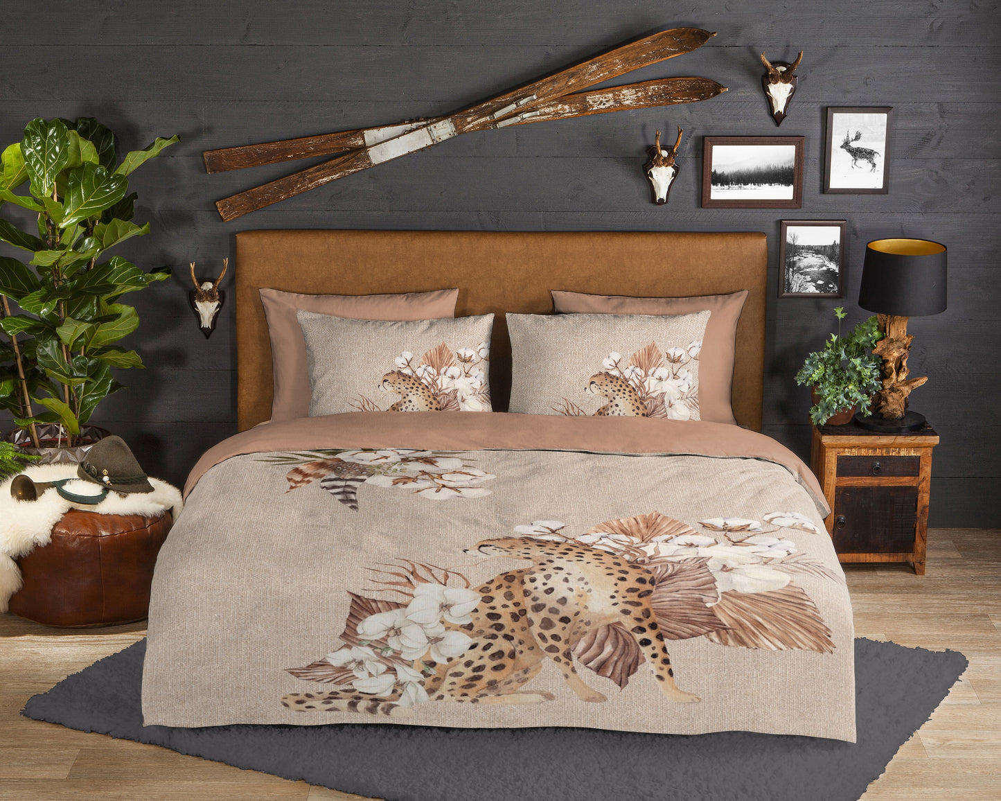 Dekbedovertrek Good Morning Flanel Chevy - Lits jumeaux 240x200/220 cm