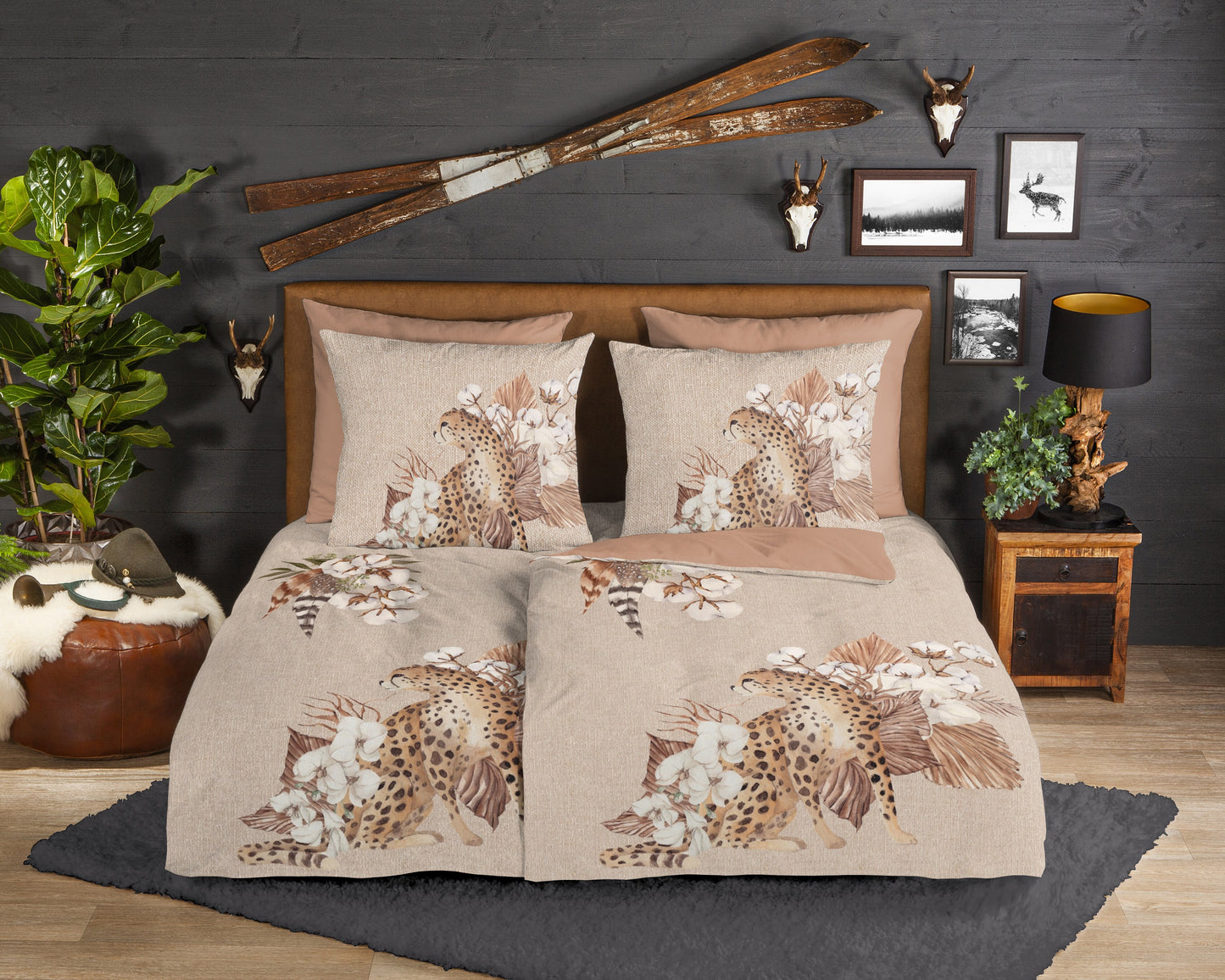 Dekbedovertrek Good Morning Flanel Chevy - Duitsland 135x200 + 1* 80x80 cm