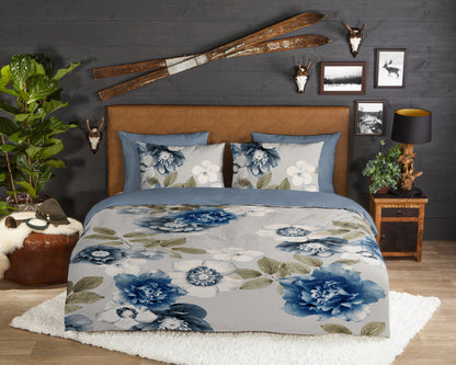 Dekbedovertrek Good Morning Flanel Gabin - Lits jumeaux 240x200/220 cm