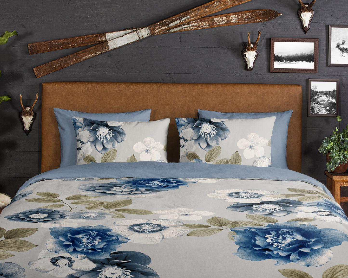 Dekbedovertrek Good Morning Flanel Gabin - Lits jumeaux 240x200/220 cm
