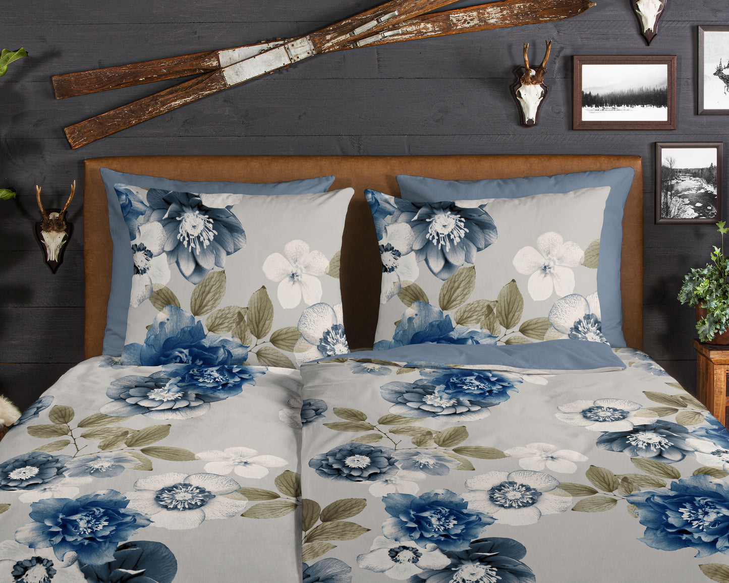 Dekbedovertrek Good Morning Flanel Gabin - Duitsland 135x200 + 1* 80x80 cm