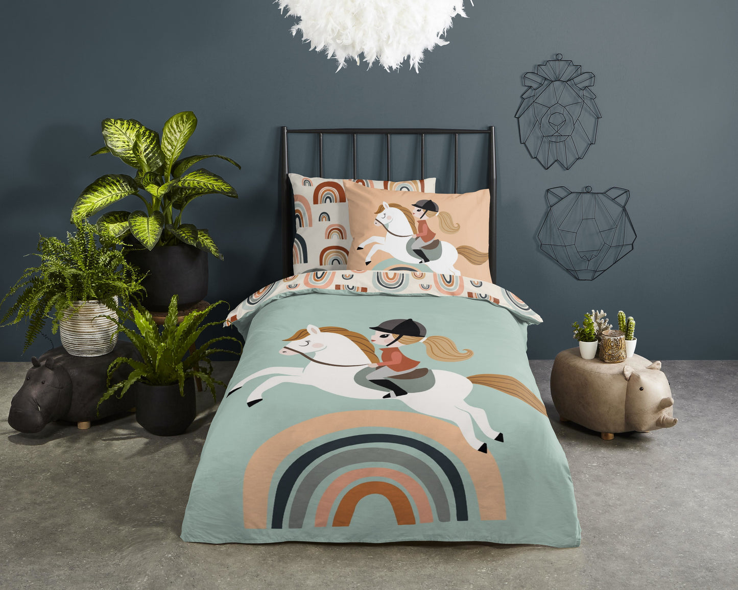 Kinderdekbedovertrek Good Morning Destin - 1 persoons 140Ã—200/220 cm