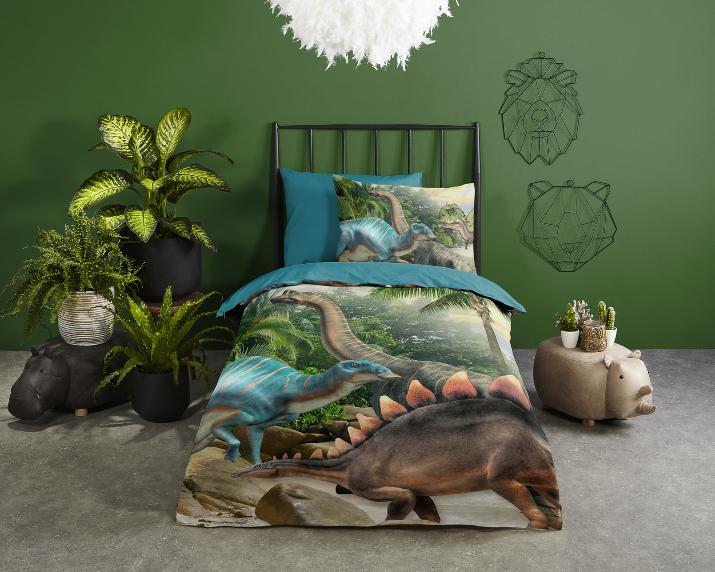 Kinderdekbedovertrek Pure microvezel Neneh - 1 persoons 140Ã—200/220 cm