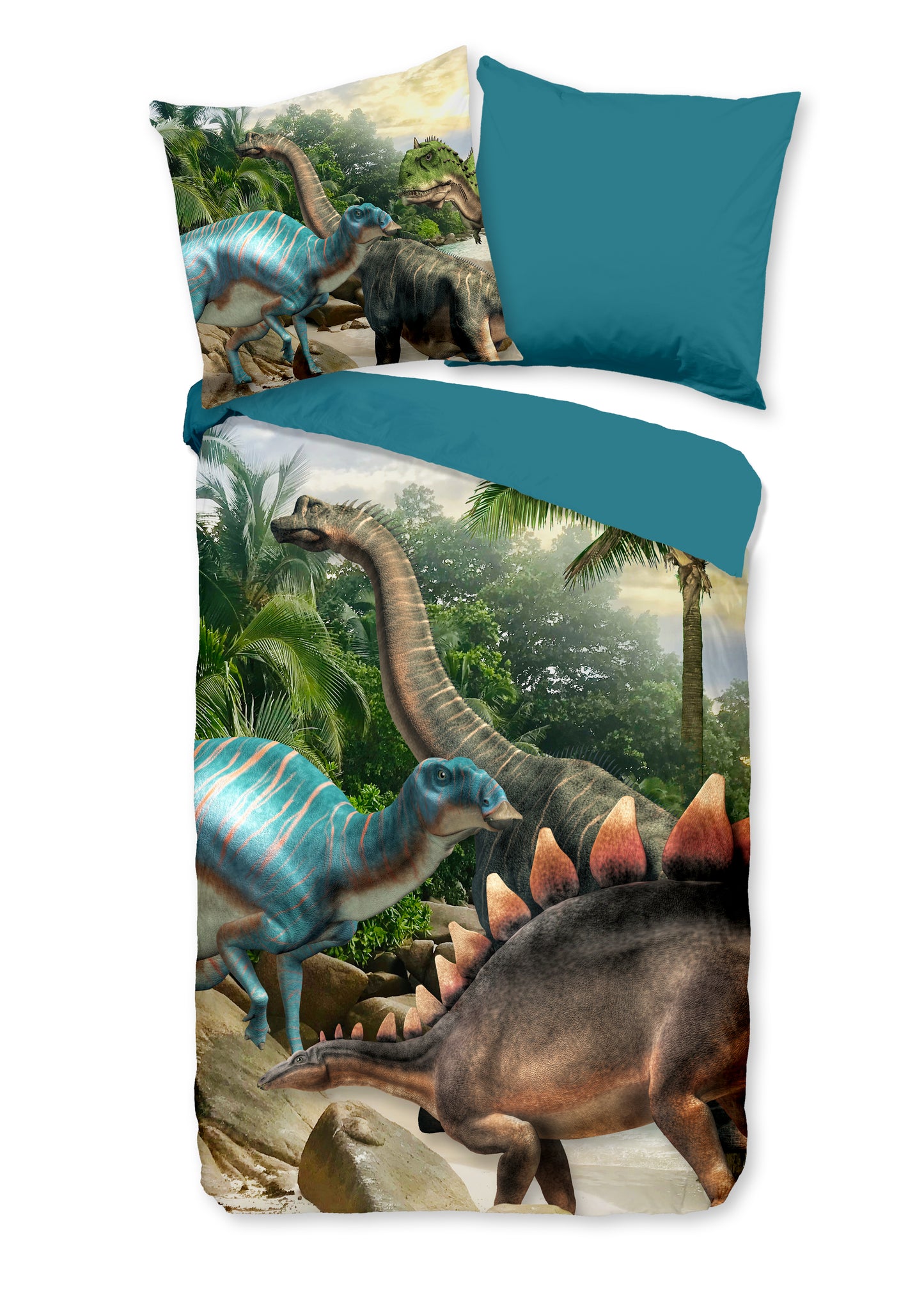 Kinderdekbedovertrek Pure microvezel Neneh - Duitsland 135x200 + 1* 80x80 cm