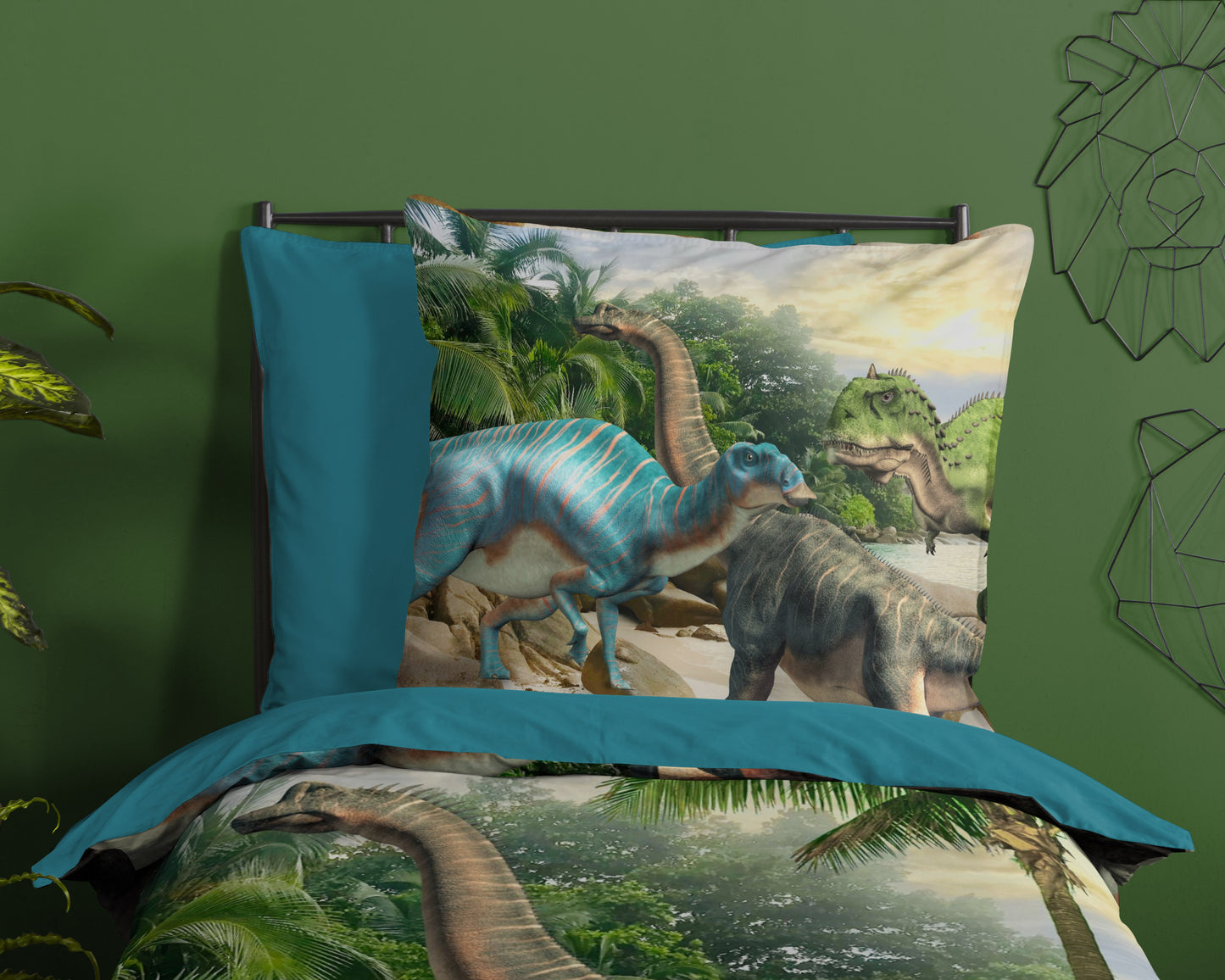 Kinderdekbedovertrek Pure microvezel Neneh - Duitsland 135x200 + 1* 80x80 cm
