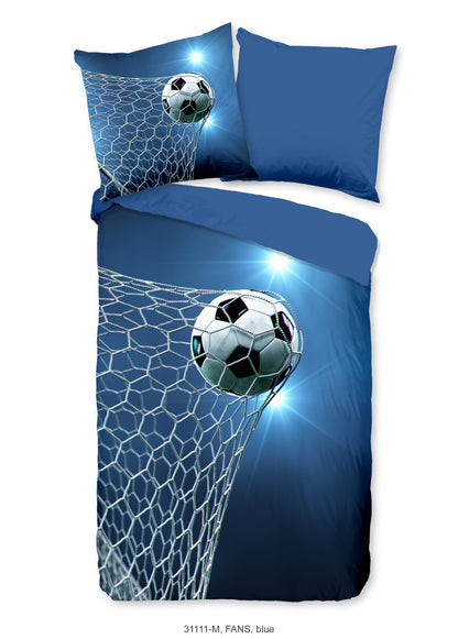 Kinderdekbedovertrek Pure microvezel Fans - Duitsland 135x200 + 1* 80x80 cm
