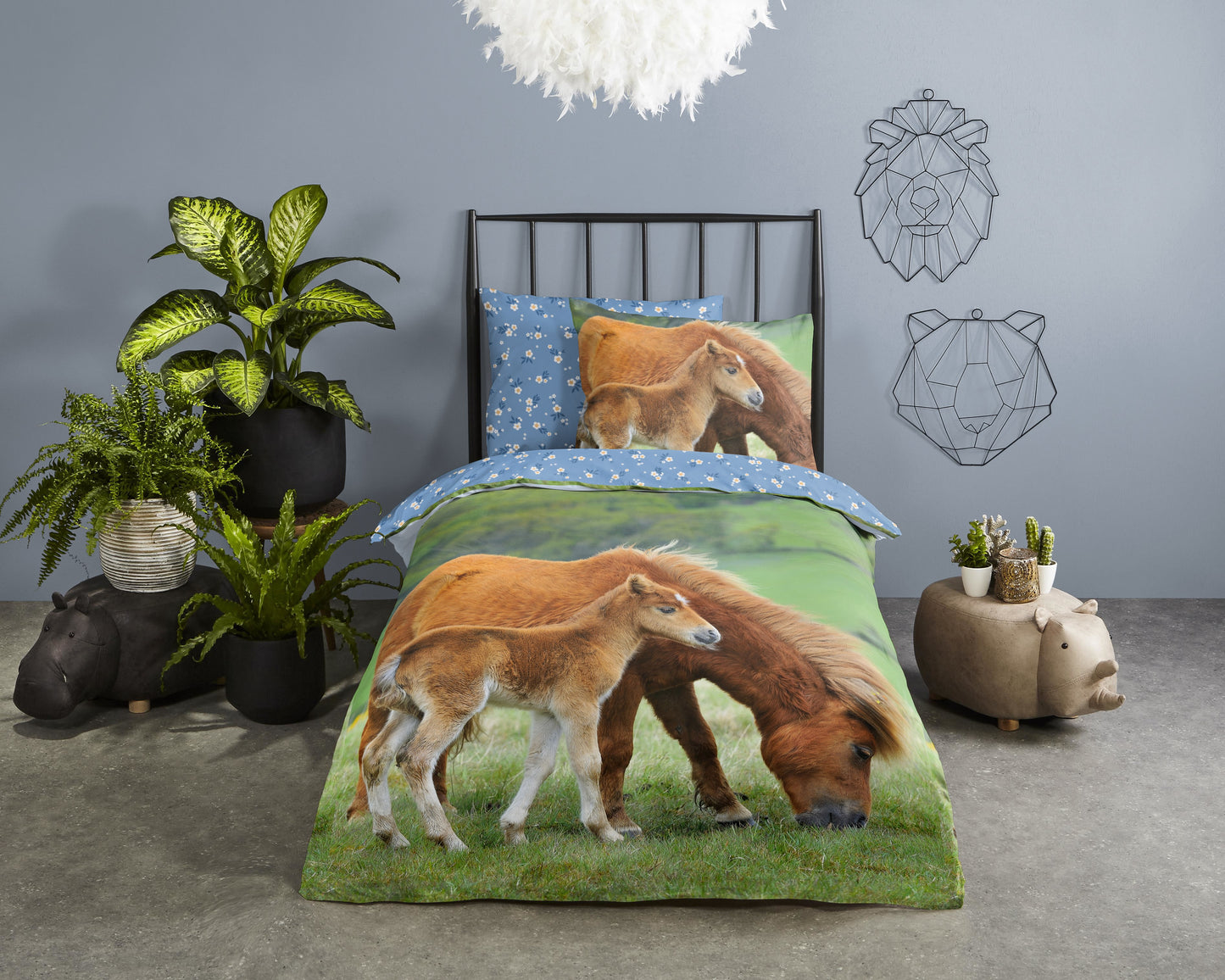 Kinderdekbedovertrek Good Morning Regine - 1 persoons 140Ã—200/220 cm