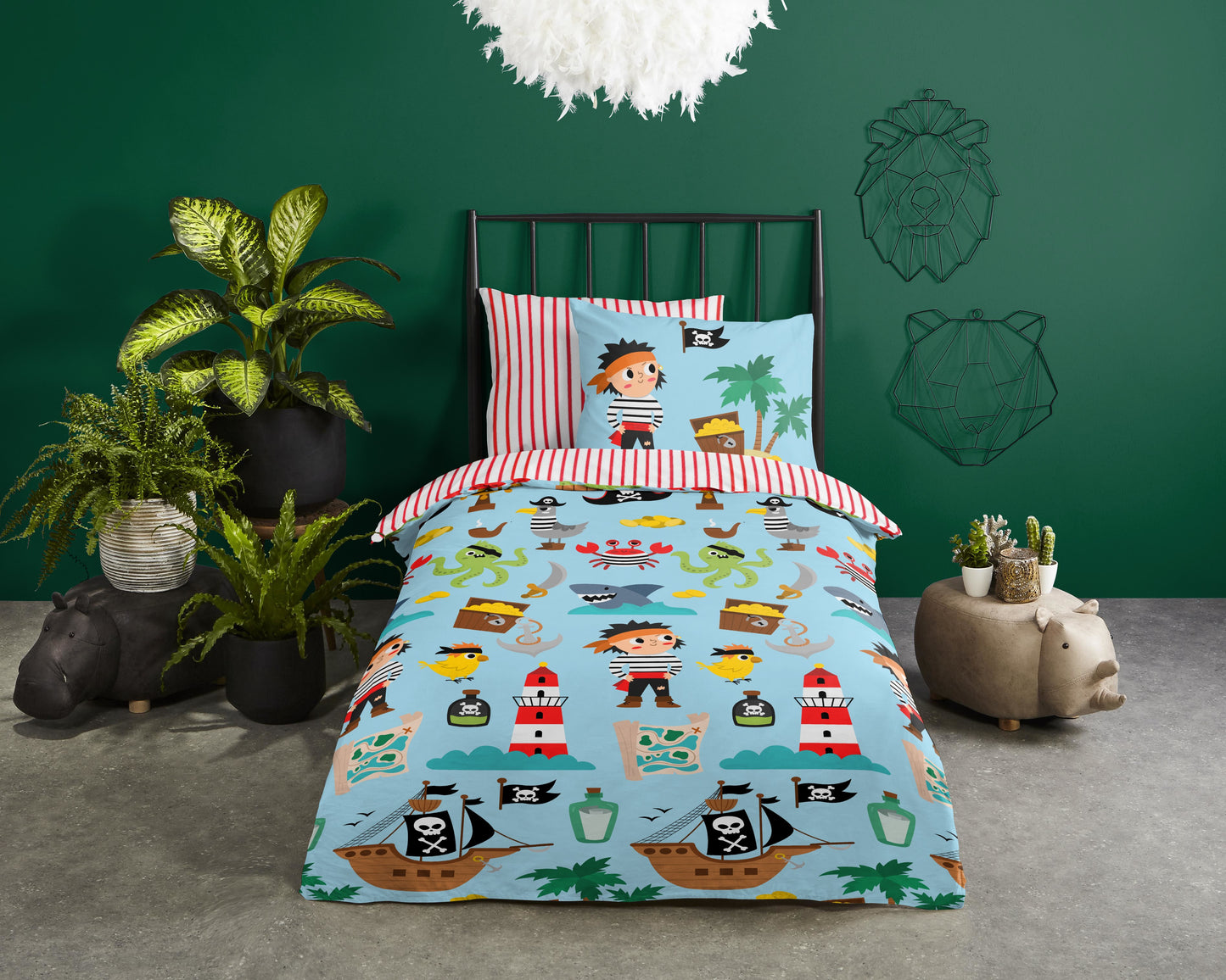 Kinderdekbedovertrek Good Morning Caribbean - 1 persoons 140Ã—200/220 cm