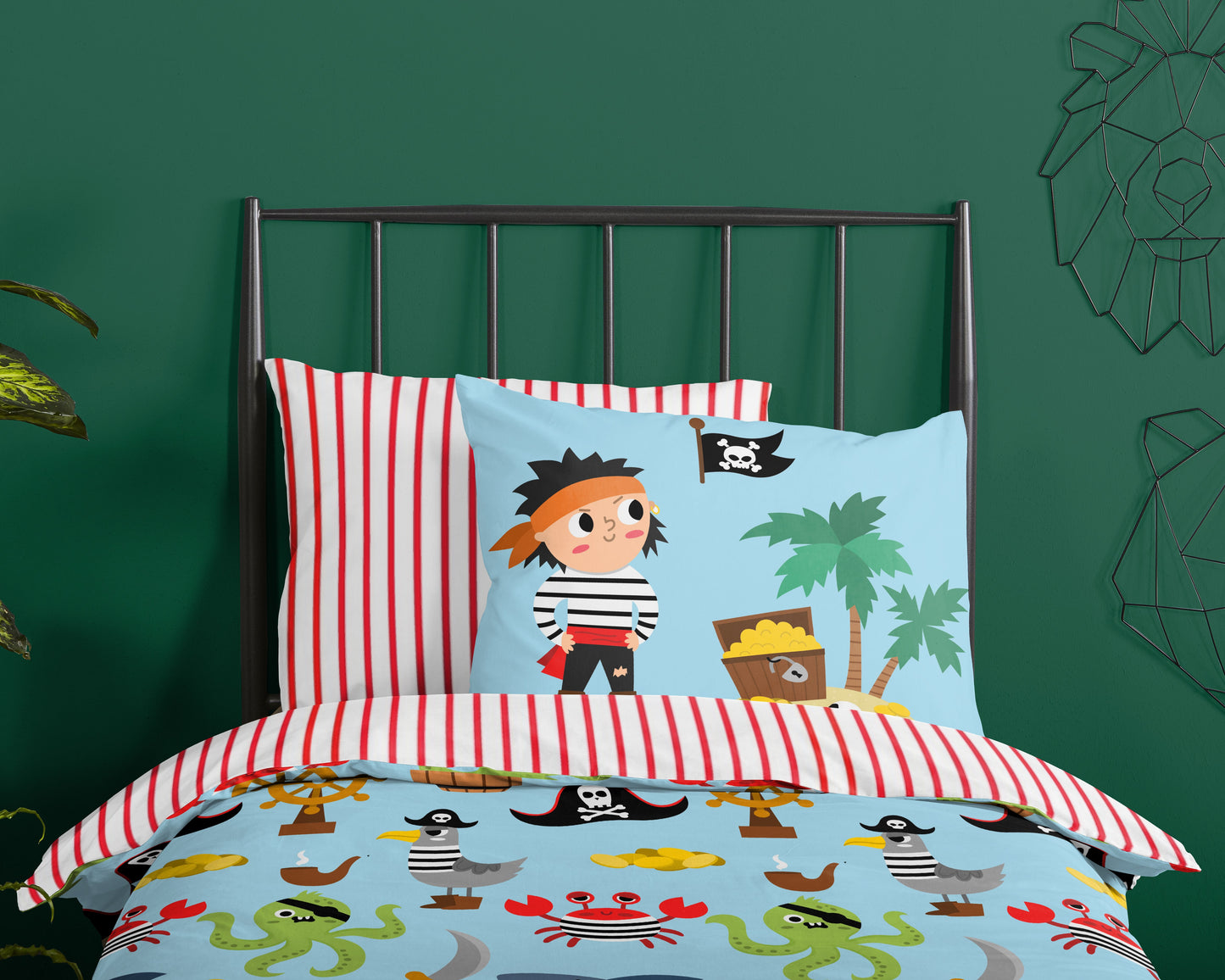 Kinderdekbedovertrek Good Morning Caribbean - 1 persoons 140Ã—200/220 cm