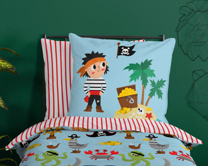 Kinderdekbedovertrek Good Morning Caribbean - Duitsland 135x200 + 1* 80x80 cm