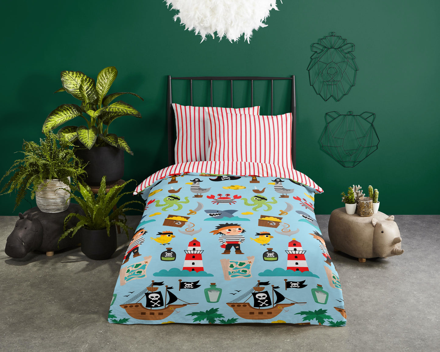 Kinderdekbedovertrek Good Morning Caribbean - Ledikant/ baby 100x135 cm