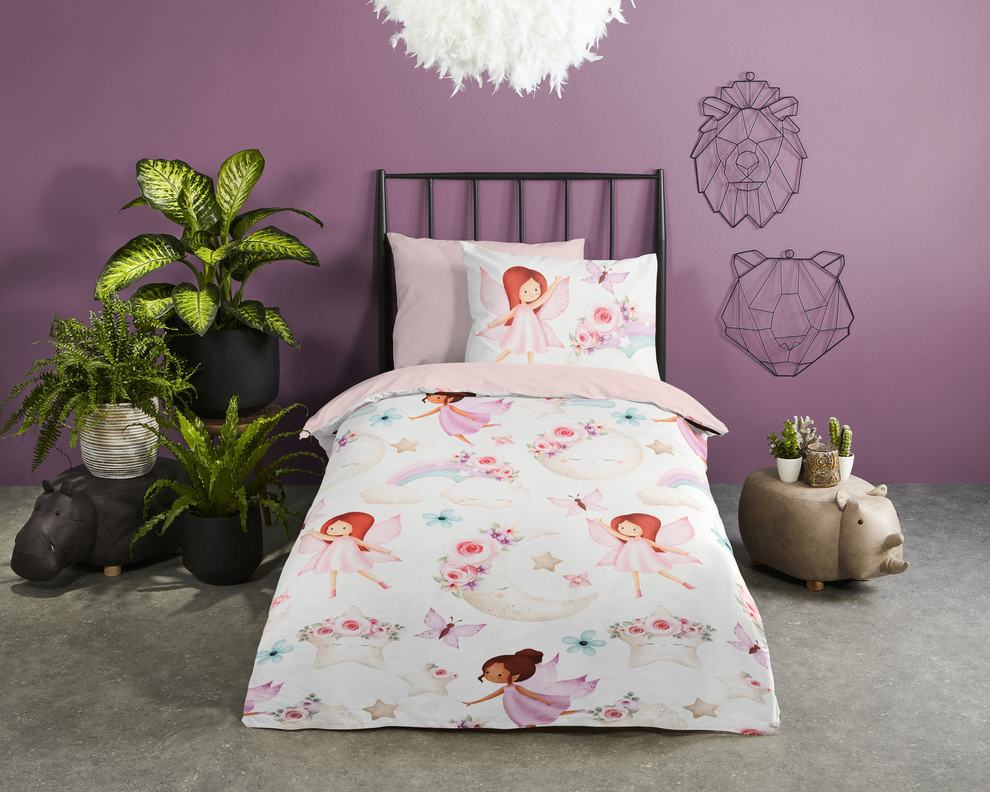 Kinderdekbedovertrek Good Morning Lucia - 1 persoons 140Ã—200/220 cm