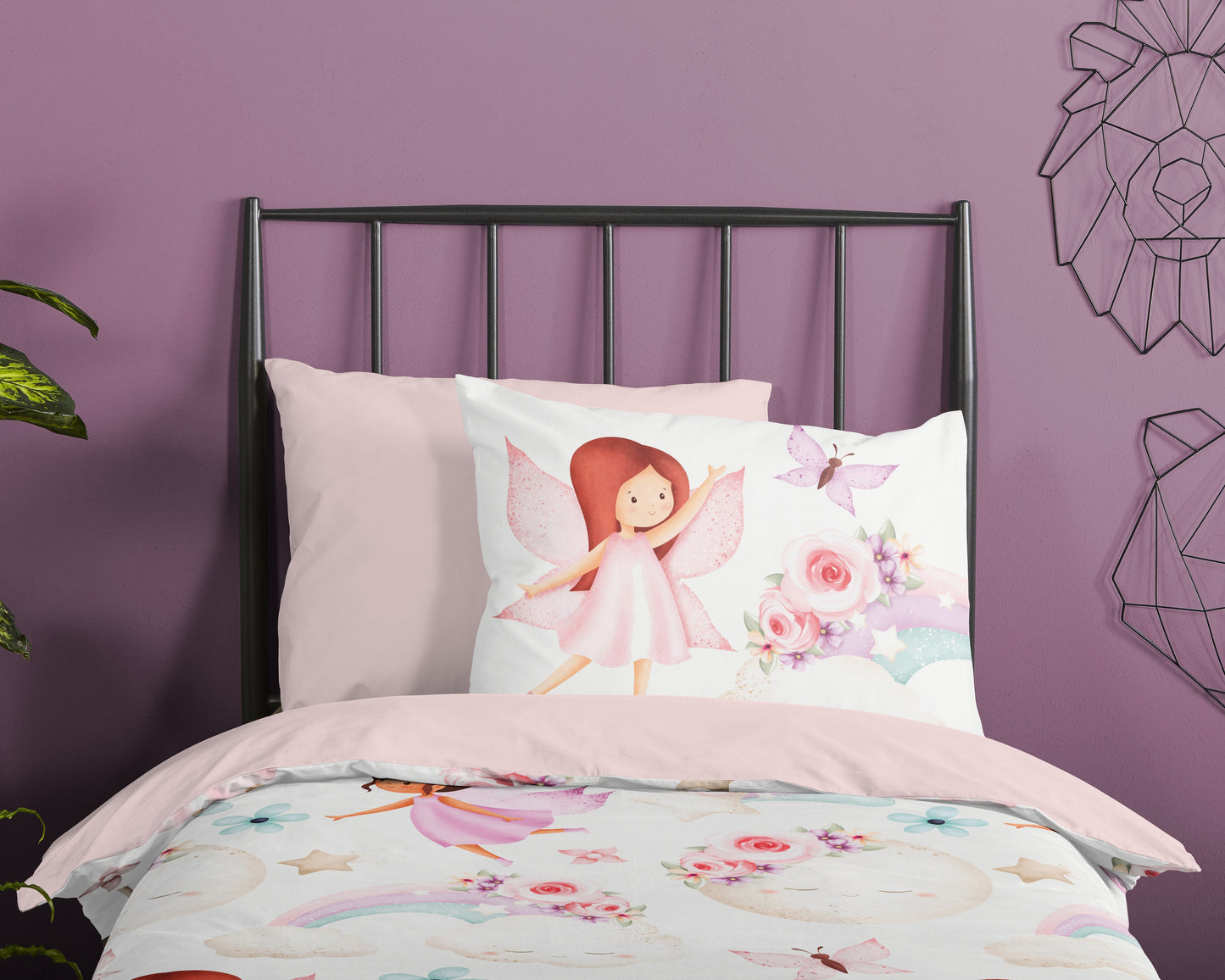 Kinderdekbedovertrek Good Morning Lucia - 1 persoons 140Ã—200/220 cm