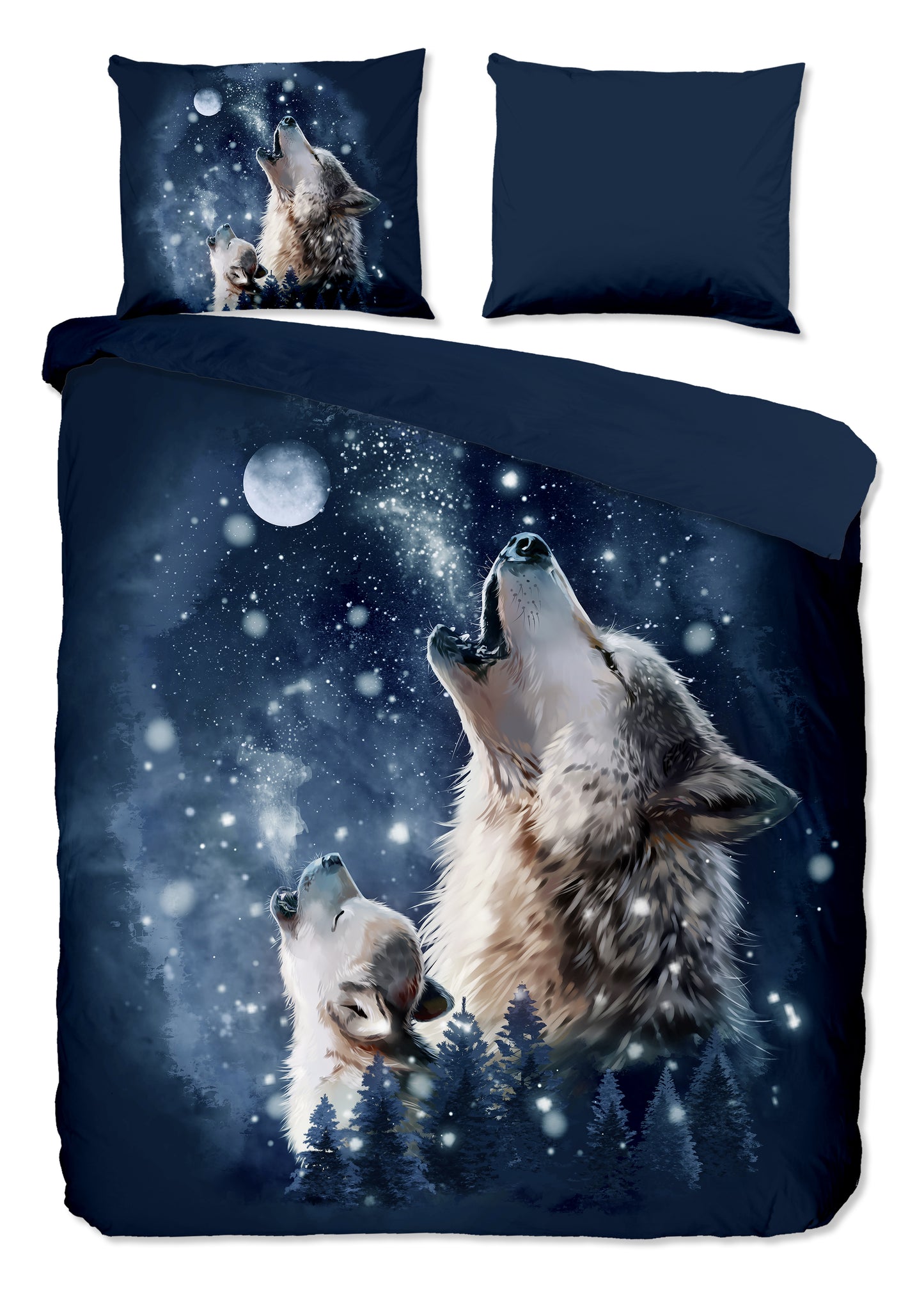 Dekbedovertrek Pure microvezel Moon - 2 persoons 200x200/220 cm
