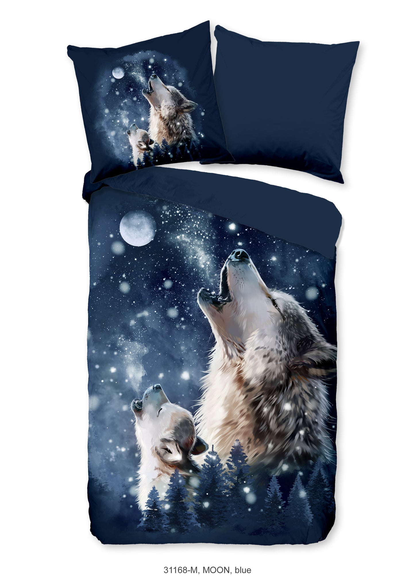 Dekbedovertrek Pure microvezel Moon - Duitsland 135x200 + 1* 80x80 cm