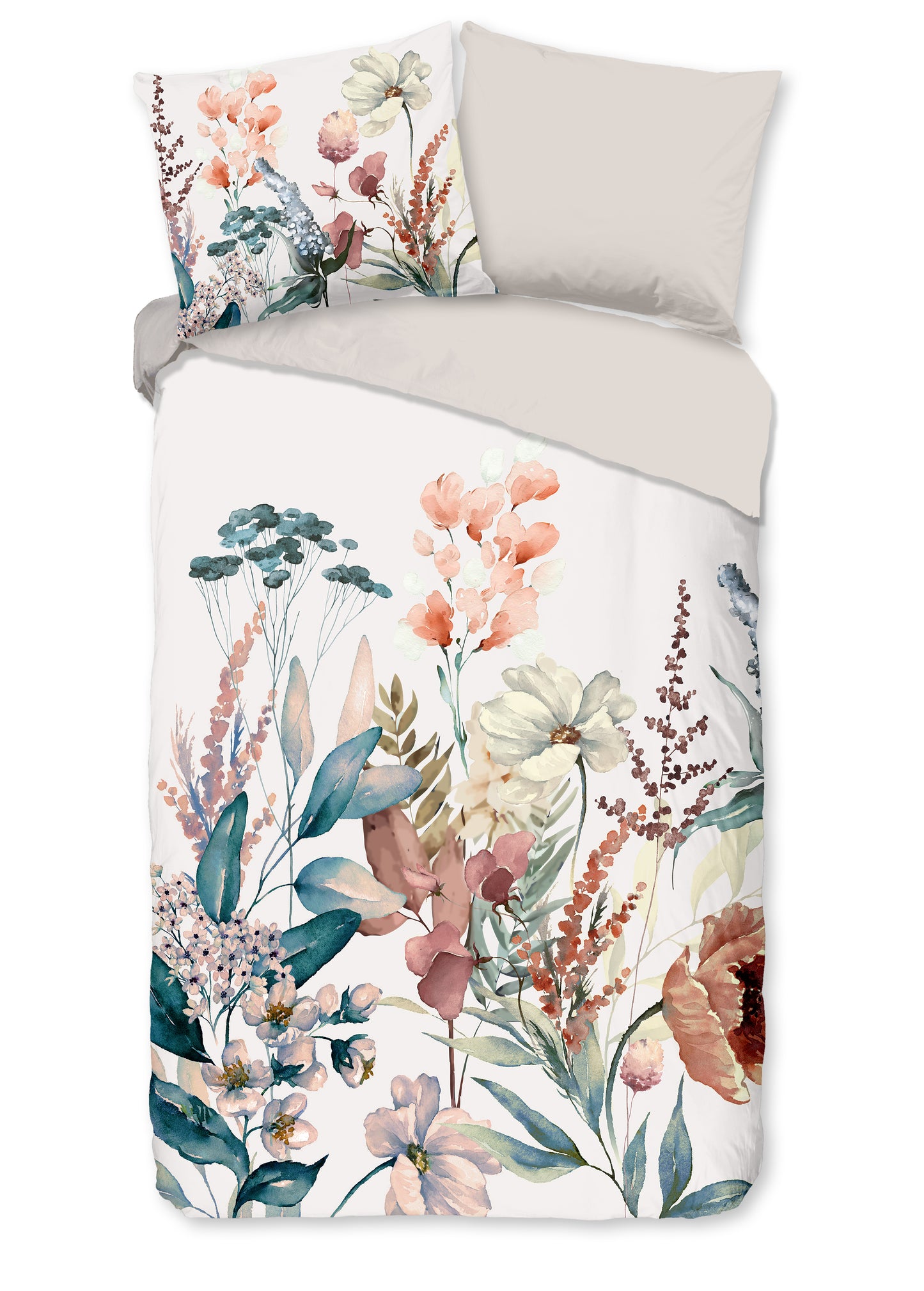 Dekbedovertrek Good Morning Flanel Aime - 1 persoons 140Ã—200/220 cm