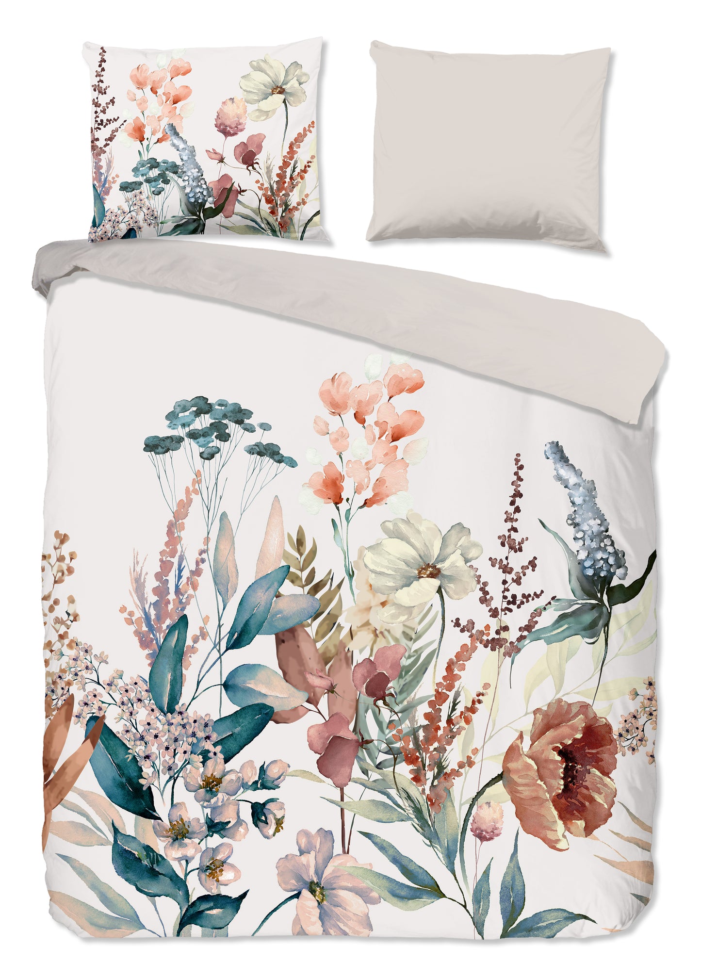 Dekbedovertrek Good Morning Flanel Aime - Lits jumeaux 240x200/220 cm