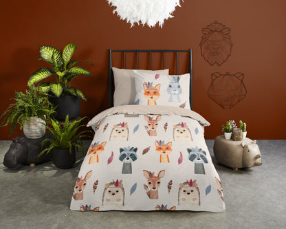Kinderdekbedovertrek Good Morning Rave - 1 persoons 140Ã—200/220 cm