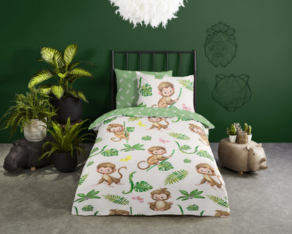 Kinderdekbedovertrek Good Morning Play - 1 persoons 140Ã—200/220 cm