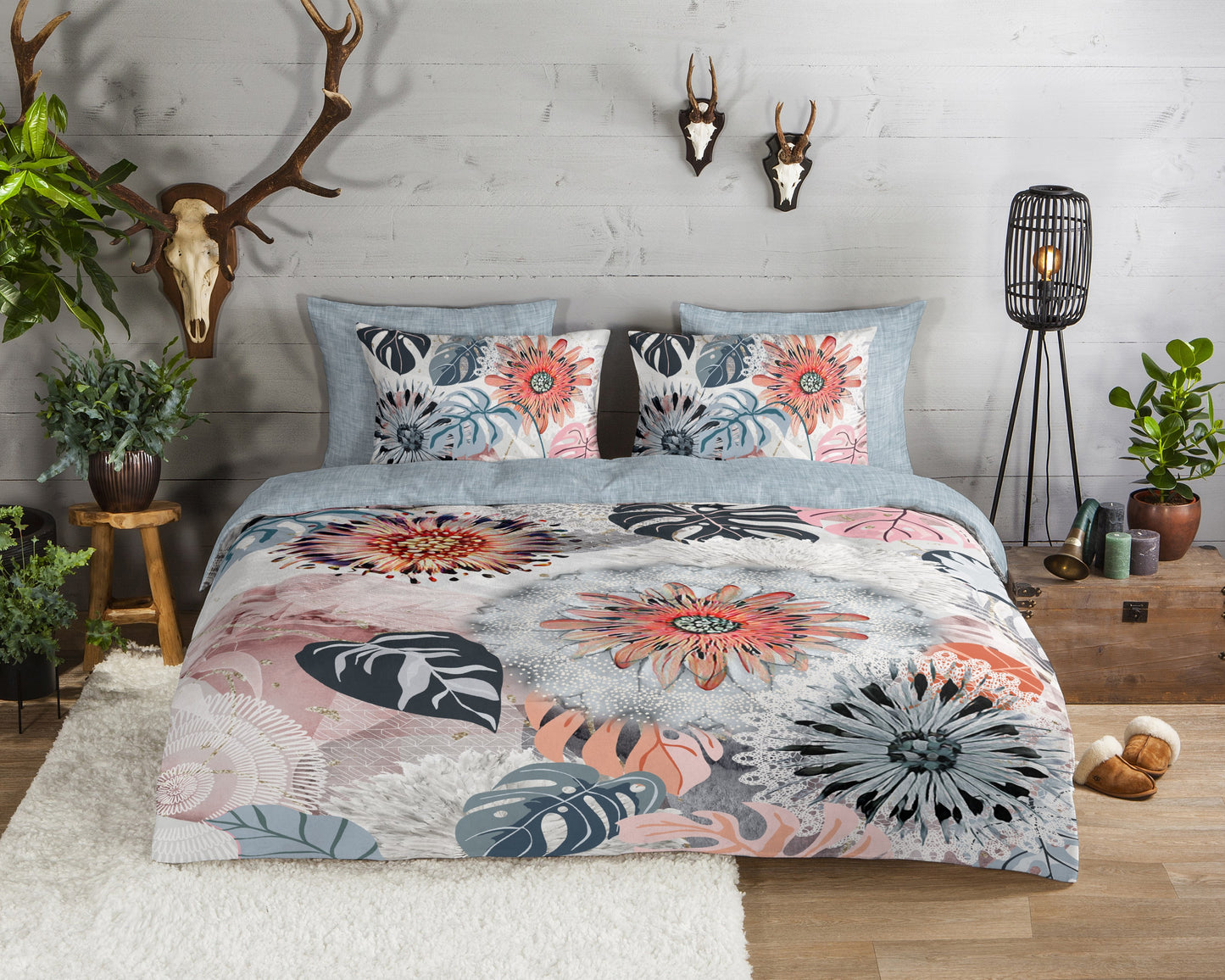 Dekbedovertrek HIP Flanel Ralvira - Lits jumeaux 240x200/220 cm