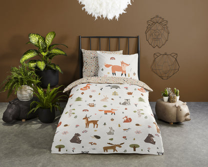 Kinderdekbedovertrek Good Morning United - 1 persoons 140Ã—200/220 cm