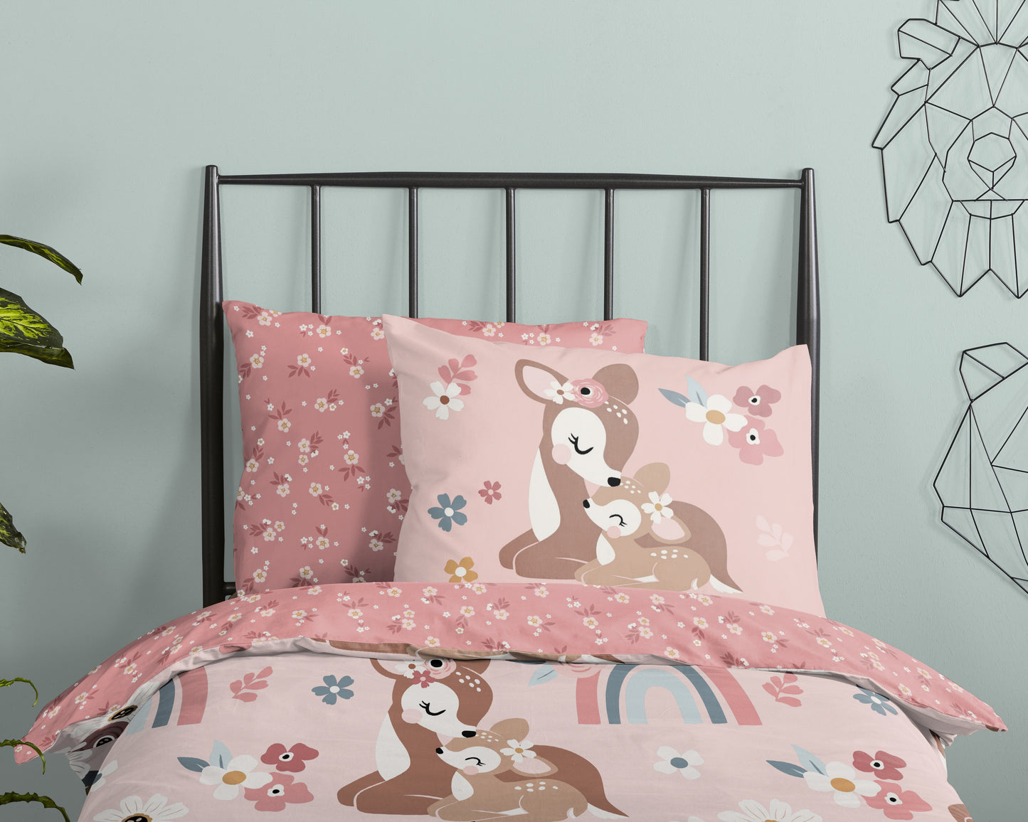 Kinderdekbedovertrek Good Morning Bibi - 1 persoons 140Ã—200/220 cm