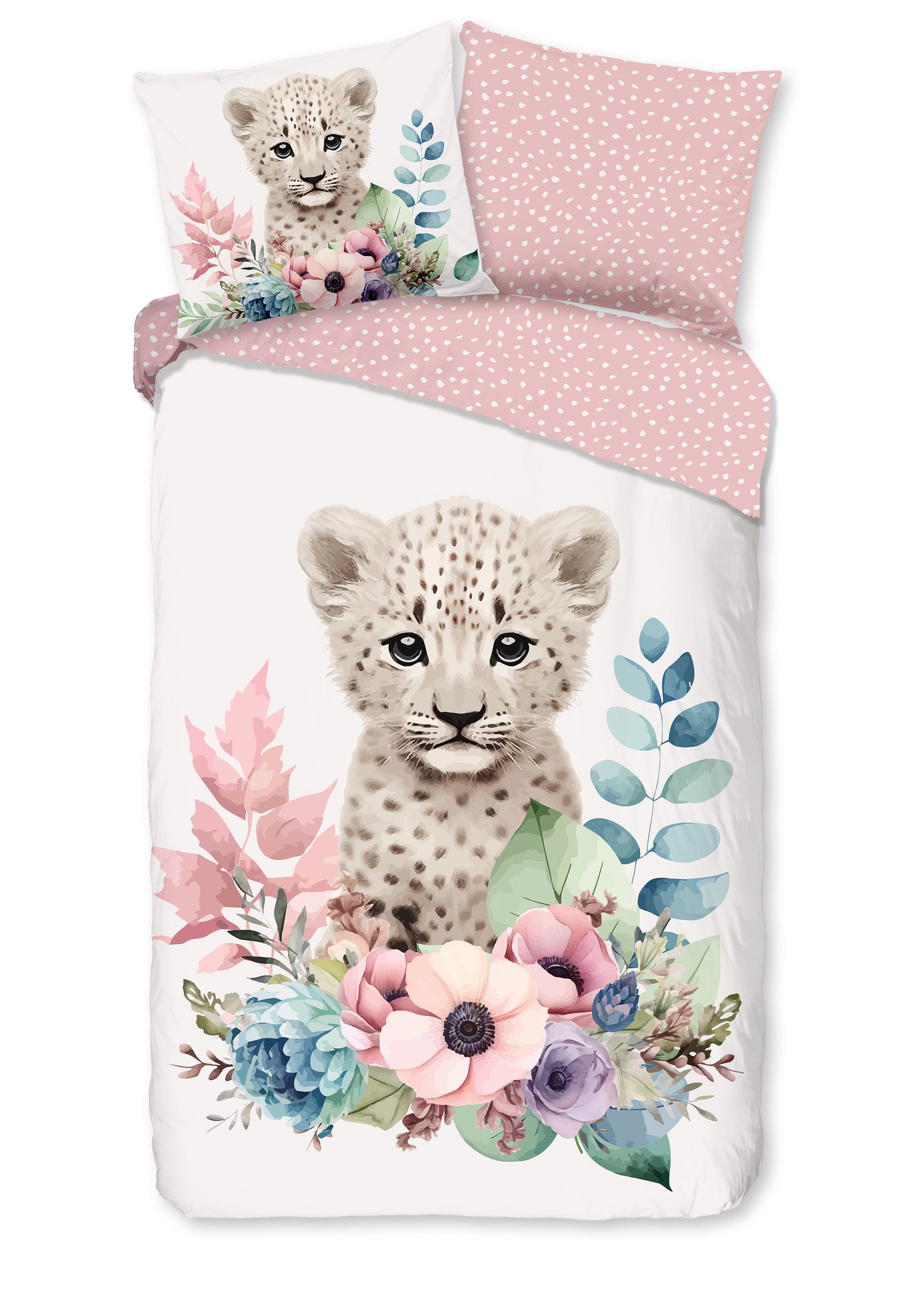 Kinderdekbedovertrek Good Morning Sama - 1 persoons 140Ã—200/220 cm