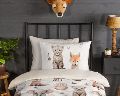 Kinderdekbedovertrek Good Morning Flanel Sven - 1 persoons 140Ã—200/220 cm
