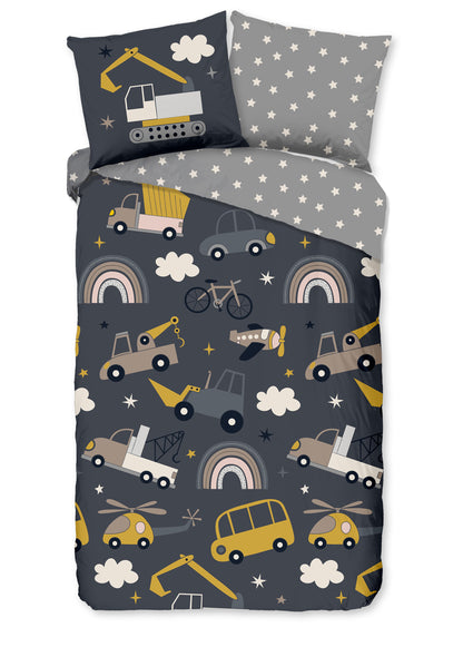 Kinderdekbedovertrek Good Morning Rush - 1 persoons 140Ã—200/220 cm