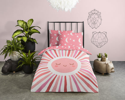 Kinderdekbedovertrek Good Morning Sunny - 1 persoons 140Ã—200/220 cm