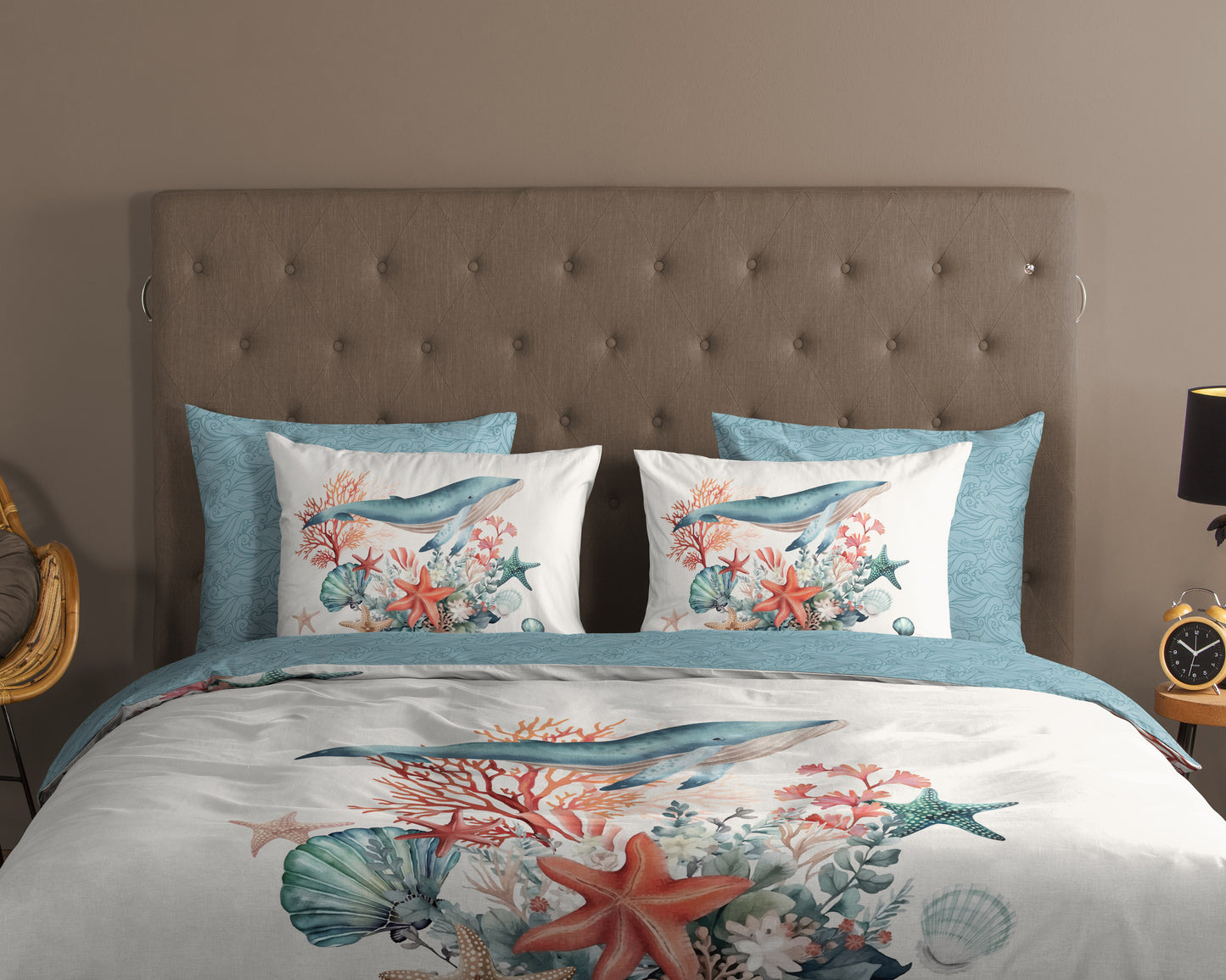 Dekbedovertrek Good Morning Ocean - 1 persoons 140Ã—200/220 cm