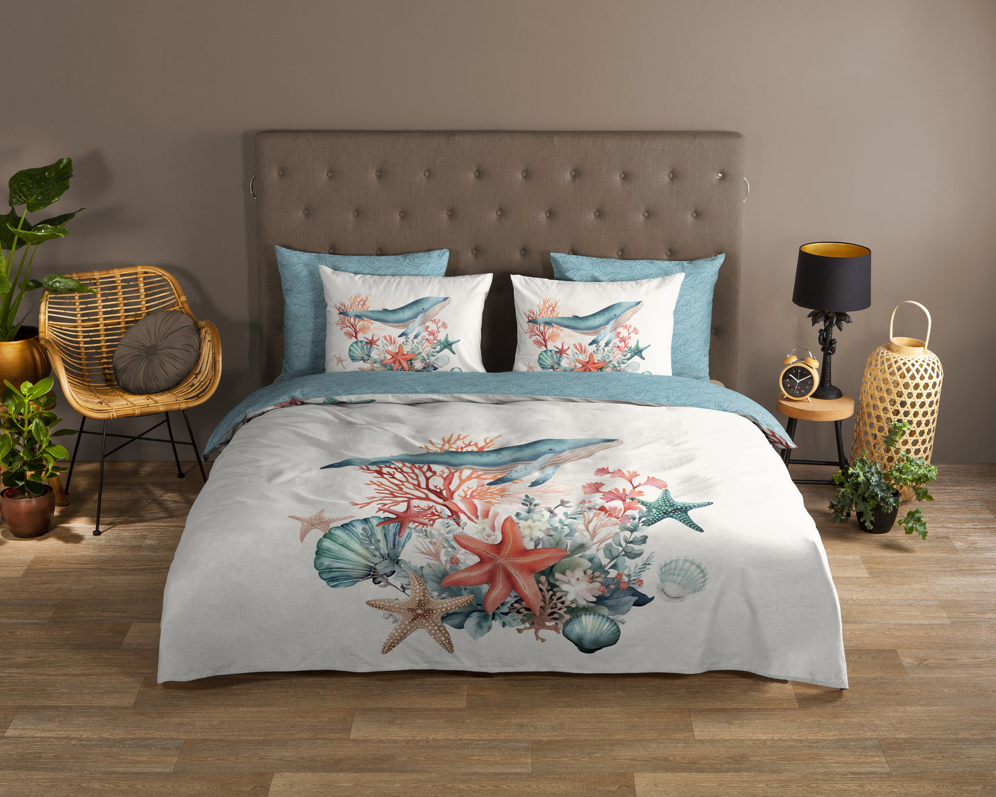 Dekbedovertrek Good Morning Ocean - 2 persoons 200x200/220 cm