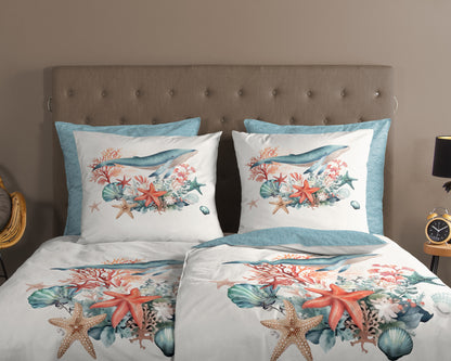 Dekbedovertrek Good Morning Ocean - Duitsland 200x200 + 2* 80x80 cm